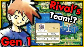 Can I Beat Pokemon Red with Our RIVAL'S TEAM & MOVES? 🔴 Pokemon Challenges ► NO ITEMS IN BATTLE