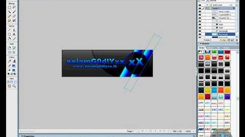 How to Make a Cool Banner in Adobe Fireworks CS3 - TUTORIAL