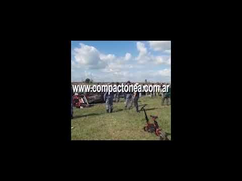 Se incendio un auto de la clase A en el autodromo Yaco Guarnieri