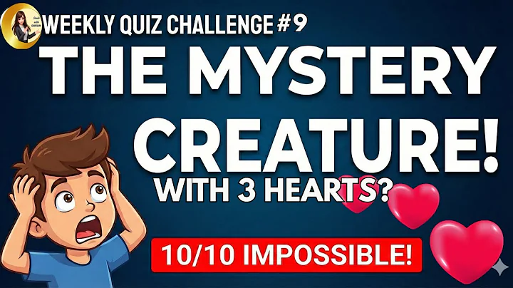 Which Animal Has 3 HEARTS? 🤯 (GK Quiz - Only Geniuses Can Score 10/10)