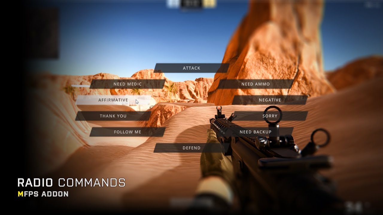 Radio Commands - MFPS Addon, video preview 2