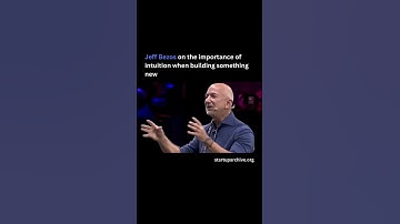 Jeff Bezos on the importance of intuition when building something new