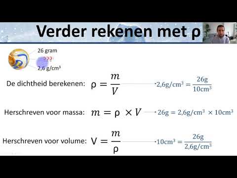 Video: Hoe hou digtheid massa en volume verband?