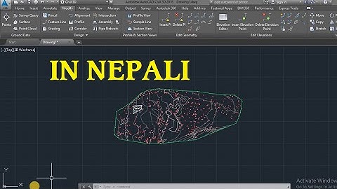 CIVIL 3D - Topographic map/Detailing - Complete