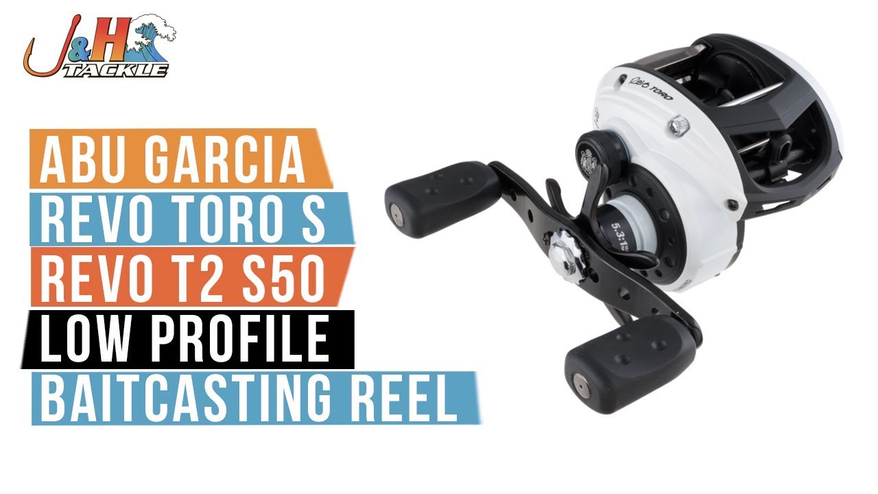 Abu Garcia Revo Toro S REVO T2 S50 Low Profile Baitcasting Reel