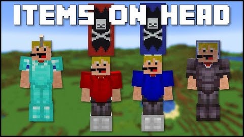 Minecraft 1.21 - Hoe je voorwerpen op het hoofd van een speler plaatst (Java/Bedrock)