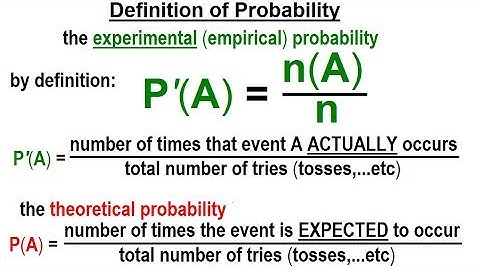 Statistics: Ch 4 Probability in Statistics (20 of 74) Definition of Probability