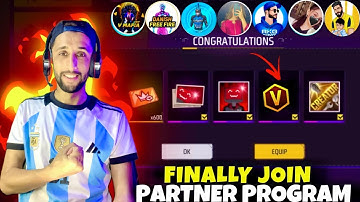 LIST OF ALL YOUTUBERS WHO JOIN FREE FIRE PARTNER PROGRAM | FREE FIRE PARTNER PROGRAM PAKISTAN SERVER