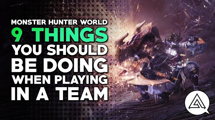 Monster Hunter World | 9 Things You Should Be Doing In A Team - DayDayNews