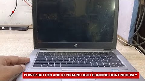 hp laptop power button and keyboard light blinking no display / hp elitebook 820 G3 no display fixed