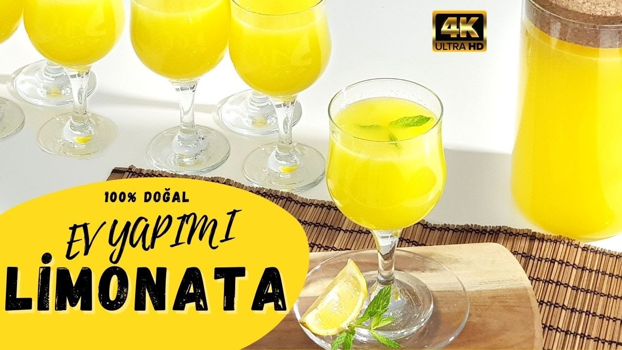 ????Çok Pratik Limonata Tarifi, Limonata Tarifi, Evde Limonata Yapımı, ????Yaz İçeçekleri Tarifi