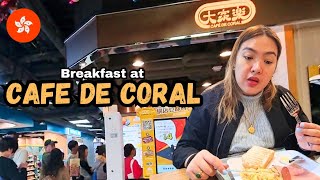 Breakfast at CAFE DE CORAL Hong Kong + Watson Finds