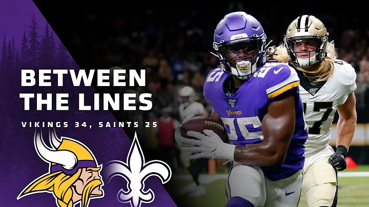 Between The Lines: Minnesota Vikings 34, New Orleans Saints 25
