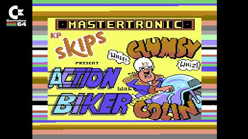 Action Biker (Mastertronic 1985) - C64 Loading Screen & Title Menu Archive