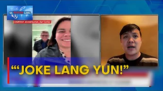 Sarzate: Biro lang ni VP Sara, hindi dapat ginamit ng ICC sa desisyon | Sa Totoo Lang