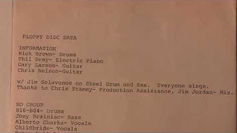 Information - Translator & New Alphabet 1979 Rare No Wave