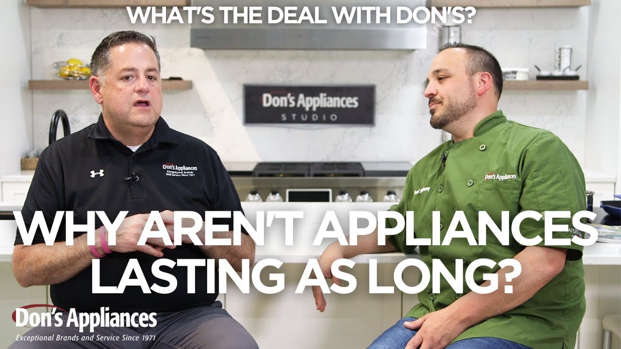 Why Aren' t Appliances Lasting as Long? Old Vs. New Appliances YouTube