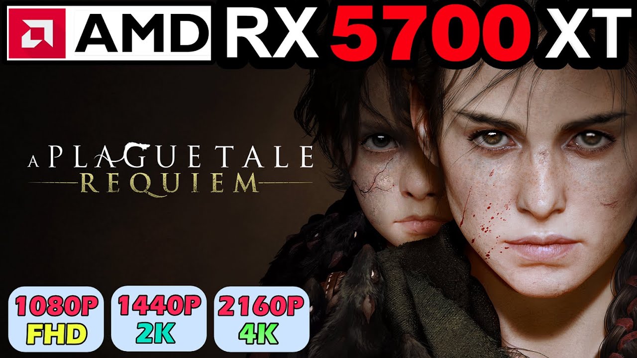 A PLAGUE TALE REQUIEM RODA BEM EM PC FRACO? - TESTE DE DESEMPENHO NA AMD RX  5500XT! 