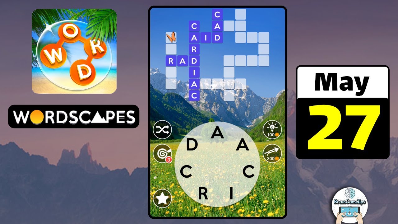 Wordscapes Daily Puzzle May 27 2022 Answer YouTube