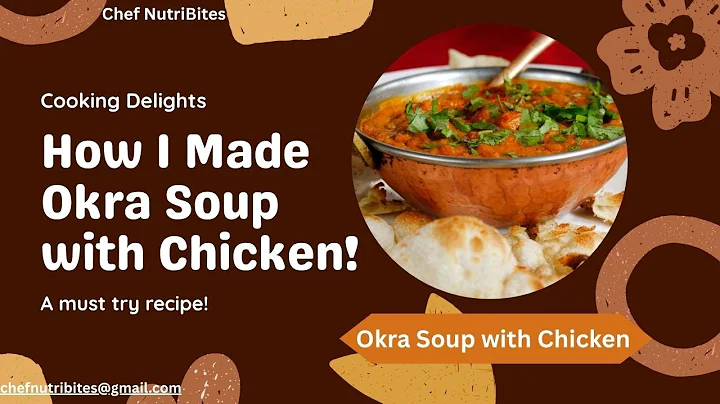 How I Made Okra Soup with Chicken Recipe! it's a must try!! #okra recipe#okra soup #nigerian food