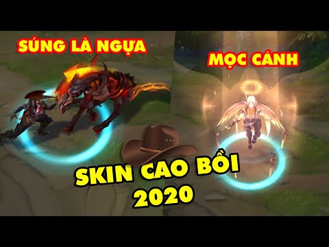 Lác mắt với trang phục Cao Bồi 2020: Súng hóa thành ngựa của Senna, Irelia mọc cánh trong LMHT