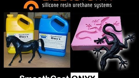 Как работать с полиуретановым пластиком SmoothCast Onyx черного цвета