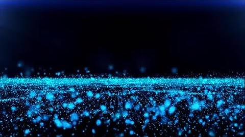 Blue Particles Rising Abstract Background Stock Motion Graphics