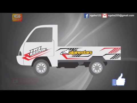 Desain Stiker  Mobil  Pick Up  Keren  part 3 YouTube