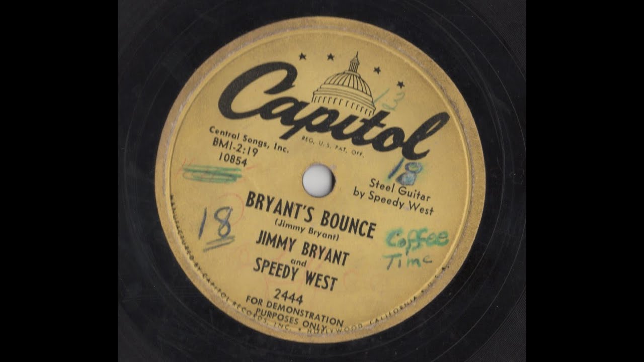 Jimmy Bryant and Speedy West - Bryant's Bounce (1953) auf YouTube ansehen Jimmy Bryant and Speedy West - Bryant's Bounce (1953) auf YouTube ansehen