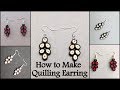 How to make Quilling Earrings | DIY Paper Earrings | Make It Easy Craft