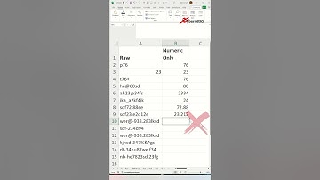 Extract Negative Numbers From a String in Excel - Excel Tips and Tricks