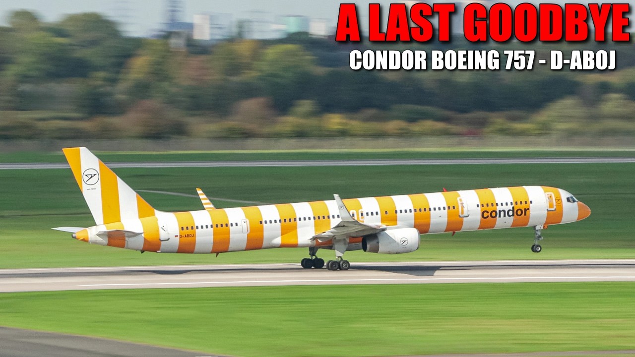 [TIME TO SAY GOODBYE!] - Condor Boeing 757-300 (D-ABOJ) last takeoff - Düsseldorf Airport -
