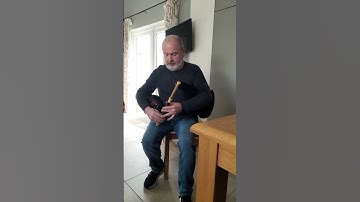 A beginner practice set of uilleann pipes. Made by (me) Tommy Martin.