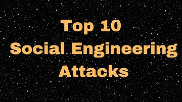 Top 10 Social Engineering Attacks:Manipulate and Exploit Human Behavior in Cybersecurity!