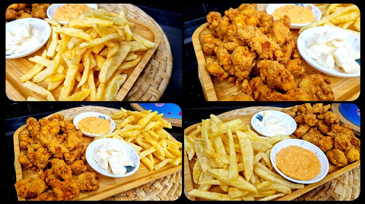 مطبخ ام وليد / اكل المطاعم في المنزل ، بطاطا فريت مقرمشة و دجاج كريسبي باسهل و اسرع وصفة 😍😋👍.