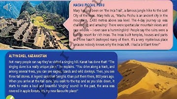 Excel. Grade 6. Experiences of a Lifetime