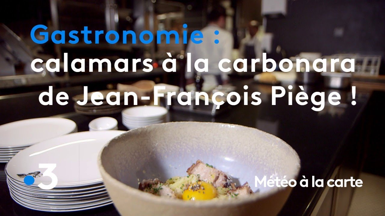 Gastronomie : les calamars à la carbonara de Jean-François Piège ! - Météo à la Carte