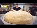 How is bread processed in massive amounts  mega dough factory