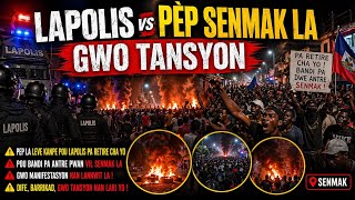 PÈP Senmak leve kanpe CHA LAPOLIS yo pap soti fè yon pa nan vil la🙆‍♂️Bagay yo melanje
