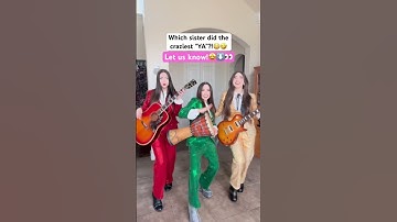 Thumbnail of Which sister did the craziest “YA”?!🇵🇭🤣🎸 K3 Sisters #shorts #philippines #song #band #viral #fyp