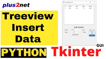 Adding data to Tkinter Treeview using insert() to update view & place the data in top or bottom row