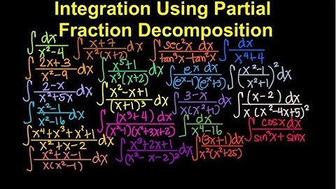 Integration Using Partial Fraction Decomposition (Case 2) (Live Stream)