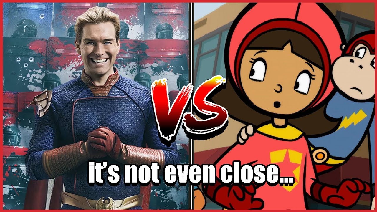 Homelander vs. Wordgirl is HILARIOUSLY one sided...