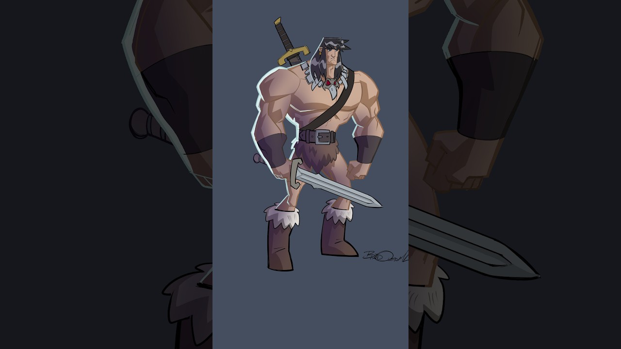 An Animated Conan the Barbarian #art #comics #conan #comicbooks