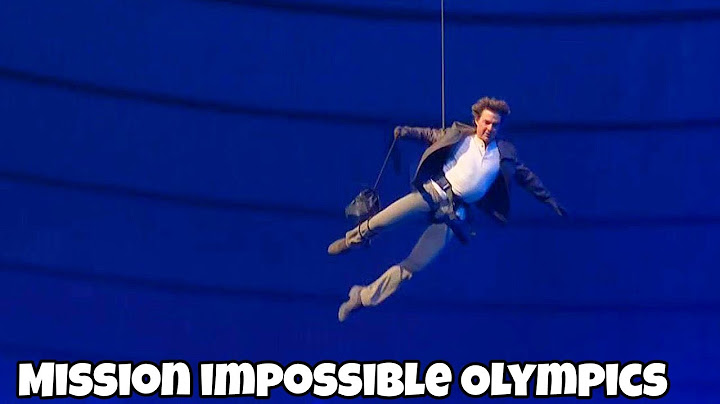 Tom Cruise Performs Crazy STUNT JUMP from Stade De France stadium roof in Olympics closing ceremony