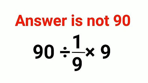 90÷1/9×9 The answer is not 90. Many got it wrong!  Ukraine Math Test #math #percentages #ukraine