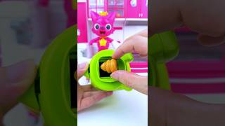 asmr toy unboxing pororo & pinkfong potty training toilet set toy | satisfying toy sounds #shorts