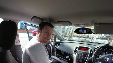 Mirror Dashcam with rear view camera, navigation install video and wiring tips