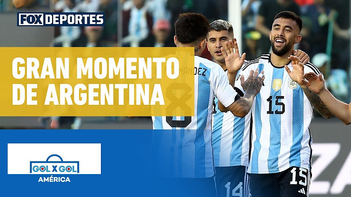 Argentina, sin Lionel Messi, le ganó a Bolivia en La Paz: GolXGol