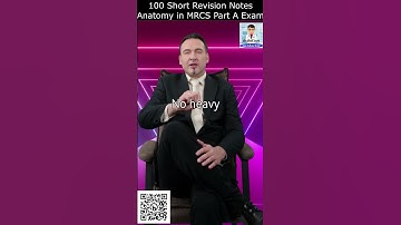 100 Short Revision Notes for Anatomy in MRCS Part A Exam Dr Atef Ahmed #MRCSAnatomy #surgicalanatomy